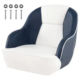 Universal Boat Seat - 4 Mounting Screws+Washers, Fits 5"x5"/5"x12" Swivel/Pedestals, 16lbs (Option: defaulttitle)